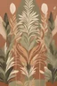 Placeholder: Generate a handpainted mural inspired by the earthy tones of nature. Use symmetrical patterns in terracotta and olive green, complemented by beige and gold details for a sophisticated and organic feel.