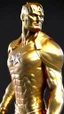 Placeholder: captain america made from gold , gold material, gold color, ultra realistic, 4k, ultra detail, full body