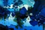 Placeholder: blue exoplanetin the sky, water reflection, rocks, vegetation, otto pippel and konstantin korovin painting