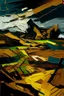 Placeholder: Landscape in the style of frank auerbach