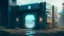 Placeholder: Futuristic gadget cyber fort house gate wall dysoptia cyberage HAWKEN postapocalyptic dysoptia scene photorealistic uhd 8k VRAY highly detailed HDR