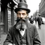 Placeholder: argyle the 1920s street magician bearded