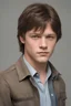 Placeholder: 1980's yearbook photo, teenage Daryl Dixon (Norman Reedus) 14 years old, brown hair, 1980's hairstyle and clothes, photorealistic, --ar 9:16 --style raw