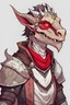 Placeholder: half human half dragon dnd character