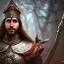 Placeholder: portrait of a warrior with turk man themed armour, extremely detailed, UHD, 8k,The close-up camera effect,sharp focus, perfect position,hyperphotorealistic, unreal engine 5, octane render