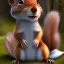 Placeholder: squirrel “wearing avatar make up” Pandora