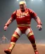 Placeholder: Realistic image of Donald trump wrestler, Mexican wrestling, red breeches, suspenders, retro style, 80s, red, gold, vibrant color, highly detailed, concept art, unreal engine 5, god rays, ray tracing, RTX, lumen lighting, ultra detail, volumetric lighting, 3d, finely drawn, high definition, high resolution.