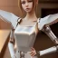 Placeholder: beautiful smooth realistic Japanese catgirl robot body, run, cat aye, extremely sharp detail, finely tuned detail, ultra high definition, 8 k, unreal engine 5, ultra sharp focus, accurate wings