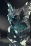 Placeholder: transparent gemstone gargoyle, high detail, 8k, cinematic, depth of field, art