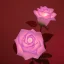 Placeholder: luminous rose in moonlight glow