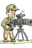 Placeholder: cameraman cartoon