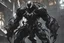 Placeholder: Venom machine in nier automata artstyle, halloween them, , close picture, fantasy world, intricate details, highly detailed, high details, detailed portrait, masterpiece,ultra detailed, ultra quality
