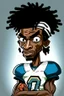 Placeholder: Nicholas Jackson Footballer, cartoon 2d