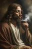 Placeholder: Jesus smoking