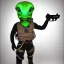 Placeholder: Alien, snake, metaljellyfishsombrero, vest, hands, holding gun, holster, steel military boots, squishy, chest plate, oxygen mask, bulbus nos snout