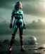 Placeholder: Ultra Realistic retro sci-fi scene, portrait, 2 blonde woman clones, sweet young Marilyn Monroe face, perfect iris, tight latex coat, helmet, Strange planet background. Spaceship, fog, rain, soft color, highly detailed, unreal engine 5, ray tracing, RTX, lumen lighting, ultra detail, volumetric lighting, 3d, finely drawn, high definition, high resolution.