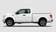 Placeholder: side of a generic pickup truck(white, crew cab), digital illustration