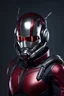 Placeholder: 8k, super photorealistic, Elon Musk as Antman with helmet showing an face, antenna