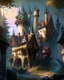 Placeholder: medieval fantasy castle town fairytale rpg art