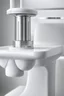 Placeholder: Design a visually striking poster that showcases the elegance of a white plumbing PVC knee fitting. Utilize a shallow depth of field technique to create a sense of depth and emphasize the luxurious aspects of the fitting. Consider incorporating a high-quality textured background to add an extra layer of sophistication. Make use of subtle lighting and shadows to enhance the overall composition. Canon EOS R3, 85mm lens, luxury-inspired visuals