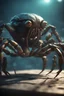 Placeholder: xcom's terror from the deep monster crab alien in fallout 4 setting, bokeh, downlight, prize winning, depth of field, in the style of ivo caprino