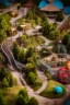 Placeholder: Macro photography, miniature theme park, ultra realistic, highly detailed, 16k