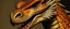 Placeholder: close up portrait painted by Rembrandt, stupid looking dragon with wrong porportions