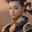 Placeholder: beautiful smooth realistic Japanese samurai robot body, run, cat aye, extremely sharp detail, finely tuned detail, ultra high definition, 8 k, unreal engine 5, ultra sharp focus, accurate sword wings