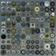 Placeholder: sprite sheet 32x32 metal scrap, metal trash, metal component