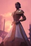 Placeholder: a beautiful Cotton Mill Girl, symmetrical, centered, dramatic angle, ornate, details, smooth, sharp focus, illustration, realistic, cinematic, artstation, award winning, rgb , unreal engine, octane render, cinematic light, macro, depth of field, blur, red light and clouds from the back, highly detailed epic cinematic concept art CG render made in Maya, Blender and Photoshop, octane render, excellent composition, dynamic dramatic cinematic lighting, aesthetic, very inspirational, arthouse by Henr