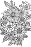 Placeholder: outline art for mandala flowers full pages white background, sketch style, only use outline, clean line art no shadows and clear and well outlined