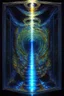 Placeholder: saacred chamber of divine transformation; Neo-surrealistic Optical Art
