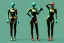 Placeholder: Dark green to cyan metal surfaces body paint. partl coverage metallic. Girls with slim body and big butts. Russian military women. Old-fashioned cameras integrated to heads. structure Cyber-punk. Attached telephones. Dystopia, melted eyes. Red&blue 3D-tiling. Dystopia. Partly symmetrical in relation to machines. Perfect golden ratio in vertical and horizontal directions. Bending time-space-continuum. Polyhedron in 5th dimension Tessellation in 4-dimensional space spinal Perspective skin tumors