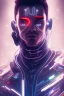 Placeholder: cyberpunk, head, men, portrai, tron