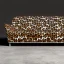 Placeholder: concept art, concept design, sofa with leopard pattern, leopard pattern sofa, retro style sofa, concept, memphis group style, memphis design, beautiful leopard pattern, minimalistic