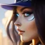 Placeholder: Ultra detailed fullbody Portrait in oil on canvas of overwatch character- ASHE ,extremely detailed digital painting,intense stare, extremely detailed face, crystal clear eyes, mystical colors ,perfectly centered image, perfect composition, rim light, beautiful lighting,masterpiece ,8k, stunning scene, raytracing, anatomically correct, in the style of Steve Jung and robert e howard and Wizyakuza and Ohrai Noriyoshi and Simon Bisley and uncannyknack and kilory.