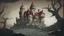 Placeholder: Vampire castle, comic style