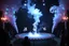 Placeholder: ai magic show presentation wow effect smoke bunnies awesome awesome trampoline portal awake within a dream