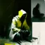 Placeholder: Minimal contemporary abstract oil paintings close up person wearing hazmat suit limbs sinew and concrete fragments illuminated at night style of Justin Mortimer And Francis bacon And ashley wood