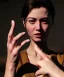 Placeholder: Ultra Realistic image portrait, medium shot view, woman making the fuck you finger gesture, highly detailed, unreal engine 5, RTX, ultra detail, volumetric lighting, finely drawn, high definition, high resolution.