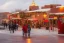 Placeholder: christmas scene in Santa Fe, New Mexico