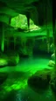 Placeholder: Represents the Mayan hell with nature, green colors, cave