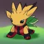 Placeholder: Fire grass pokemon baby