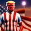 Placeholder: Realistic image of Donald trump super hero, retro style, watchmen style, red white blue colors, white stars, suspenders, latex material, 80s, vibrant color, highly detailed, sky background, concept art, unreal engine 5, god rays, ray tracing, RTX, lumen lighting, ultra detail, volumetric lighting, 3d, finely drawn, high definition, high resolution.