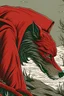 Placeholder: imagen del cuento de caperucita roja cuando ella se asoma al río, con el lobo ahogándose y pidiendo ayuda