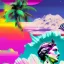 Placeholder: Vaporwave art Collage