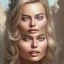 Placeholder: margot robbie face, long black hair, middle body, Unreal Engine 5, highly detailed, highest quality, digital painting, complex 3d render, unreal engine render, insane detail, intricate photograph quality, magnificent, majestic, highly intricate, Realistic photography, grand hall, wicked throne, holding scepter, crown of barbwire, dark color palette, metallic, highly detailed, highest quality, digital painting