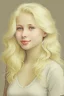 Placeholder: pretty girl, aged 20, blonde, conventionally attractive, realism, dreamy, tight top,