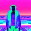 Placeholder: Vaporwave pool person