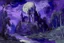 Placeholder: A purple undead vampire castle painted by Claude Monet